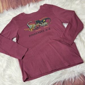 Primark Youth Boy Size 7-8 Years Long Sleeve Crewneck Tee with Graphic Print